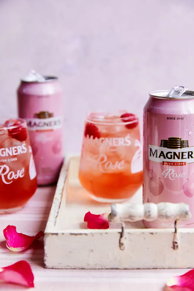 Treat the cider lover in your life to a pink can of rose Magners