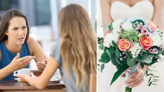 The woman was furious after being told her kids couldn't come to the wedding (stock images)
