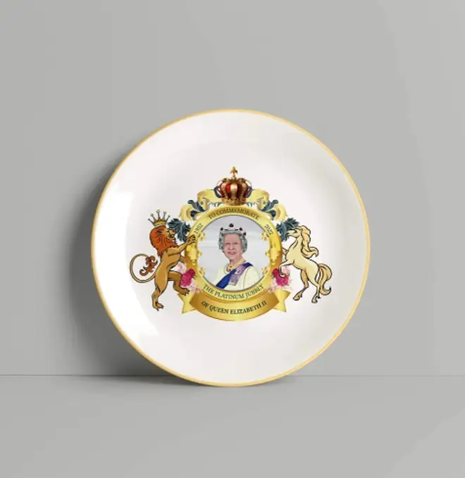 The royal memorabilia has a spelling mistake