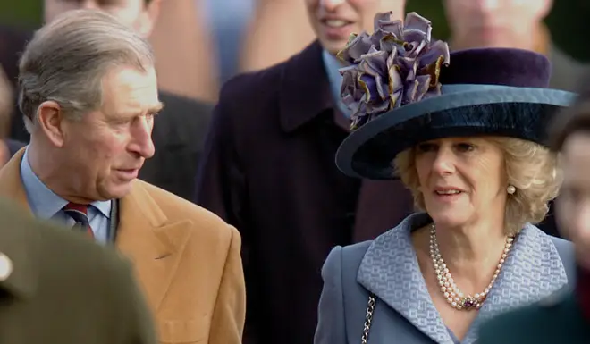 Prince Charles and Camilla, Duchess of Cornwall at Sandringham