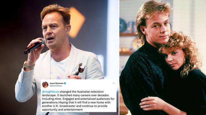 Jason Donovan has spoken out about Neighbours' axing