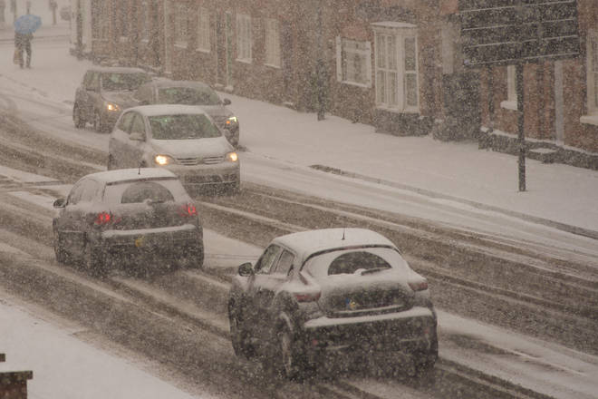 Snow is set to fall in the UK this week