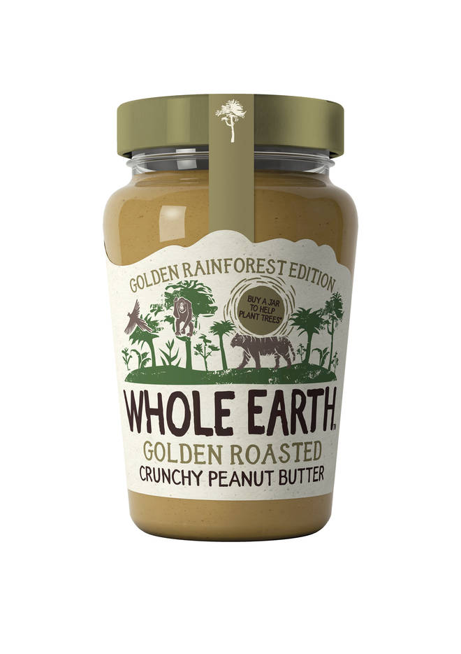 Whole Earth crunchy peanut butter