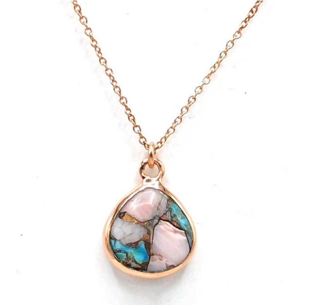 Opal is a symbol of love, romance and passion, making this necklace the perfect gift for Valentine’s Day