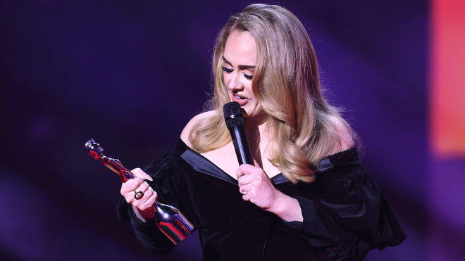 Adele tearfully dedicated her award to her ex-husband