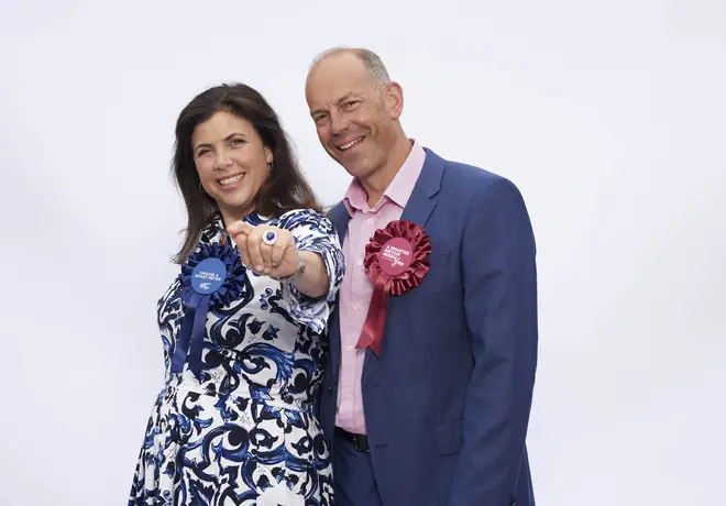 Kirstie and her Location, Location, Location co-host Phil Spencer