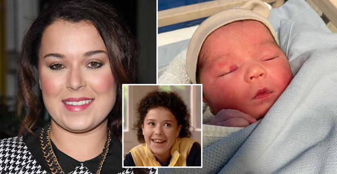 Dani Harmer has welcomed her second child