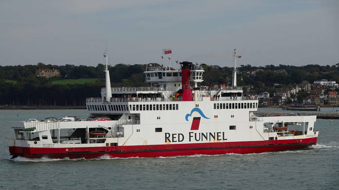 Red Funnel ferry Isle of Wight