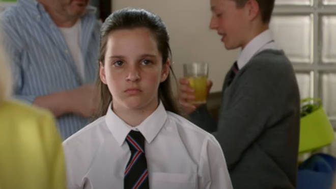 Amy Barlow is played by Elle Mulvaney