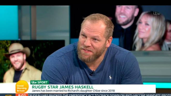 James Haskell shared the happy news on GMB today