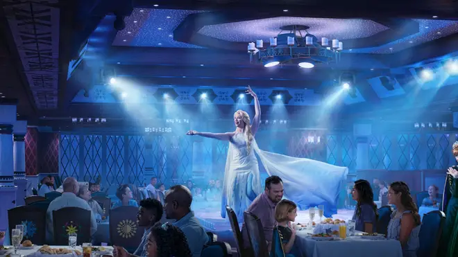 The Frozen dining experience is among the exciting features aboard the Disney Wish