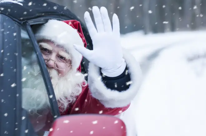 A shopping centre has sparked alarm for giving actual Santa a parking ticket