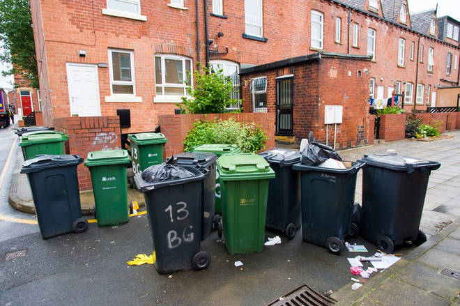 The council can also fine you if your bins have blown litter across the streets