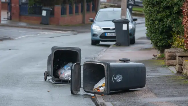 Did you secure your bins down prior to the storm?