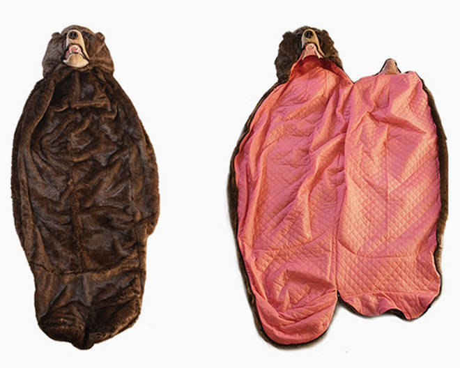 The life-like sleeping bag design doesn't come cheap...