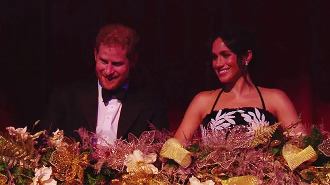 Meghan Markle looked a little confused by some of the jokes