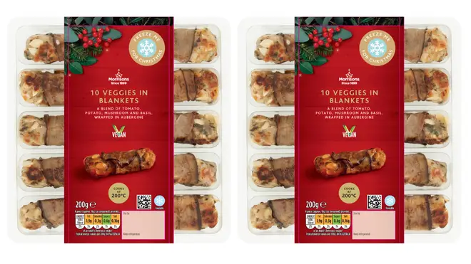 Morrisons have launched totally vegan pigs in blankets