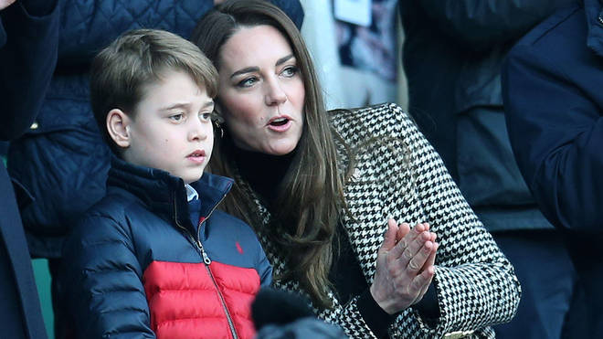 Kate Middleton attended the match with her son