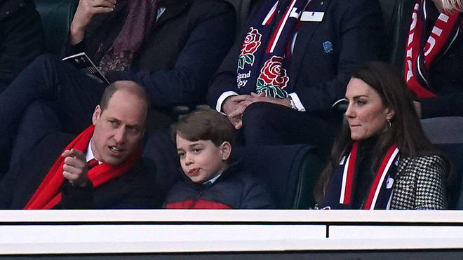 The family attended the match together