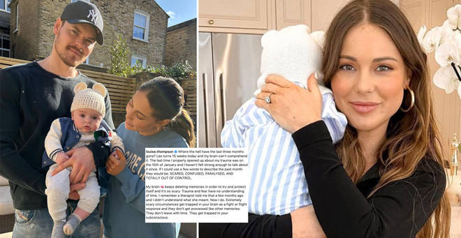 Louise Thompson has opened up about her traumatic birth