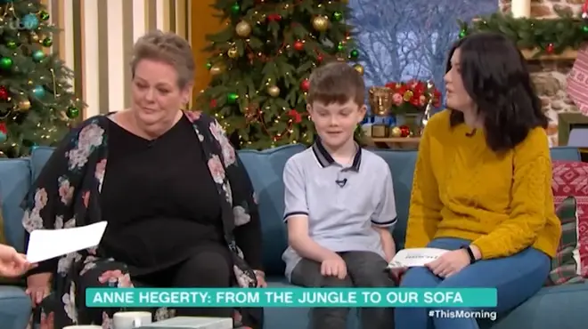 Joseph Hughes wrote her a tear-jerking letter while she was in the jungle