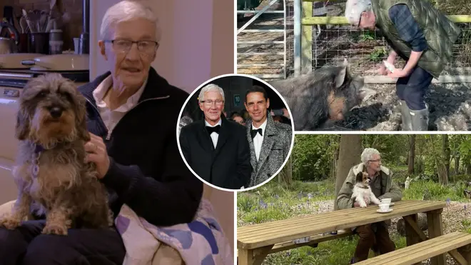 Paul O'Grady's home is full of animals, including his most recent rescue dog Sausage