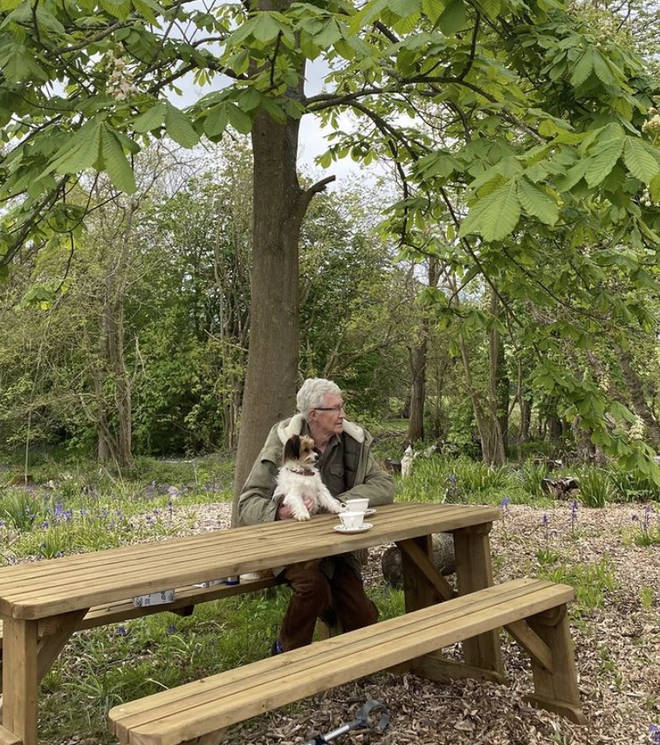 Paul O'Grady lives with his five dogs and farm animals in Kent