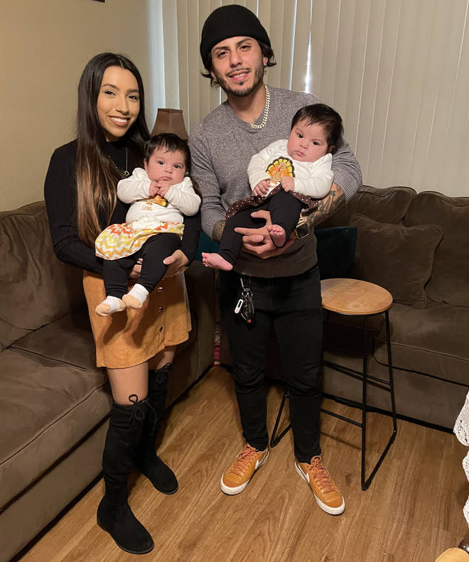 Odalis and Antonio Martinez welcomed their daughters in August last year