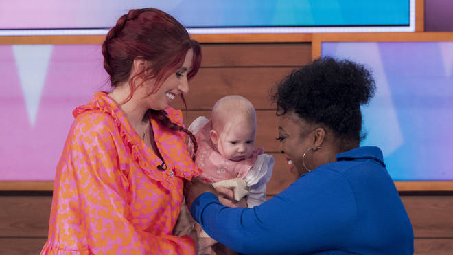 Stacey brought Rose into the Loose Women studios today