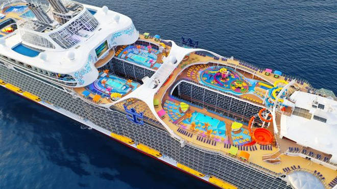 biggest water park on cruise ship