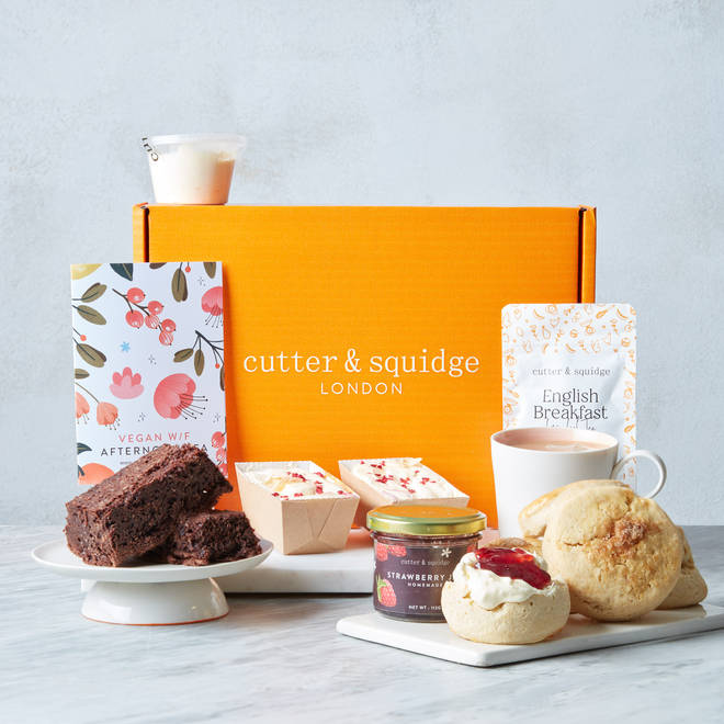 Afternoon tea from Cutter and Squidge