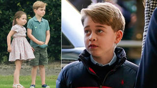 Prince George gave a dog walker a bizarre answer when they asked his name