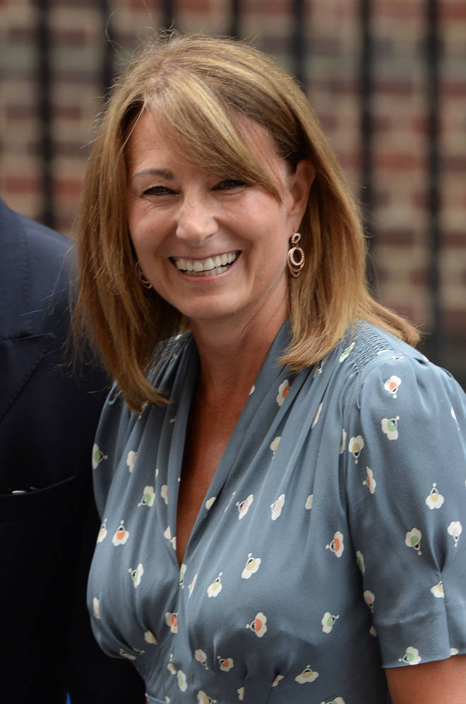 Carole Middleton was reportedly with the children near the Middleton family home in Berkshire