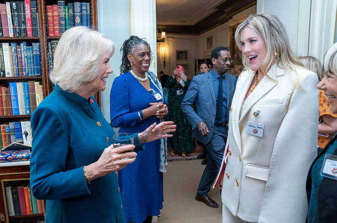 Camilla and Emerald were photographed at an event for International Women's Day on Tuesday