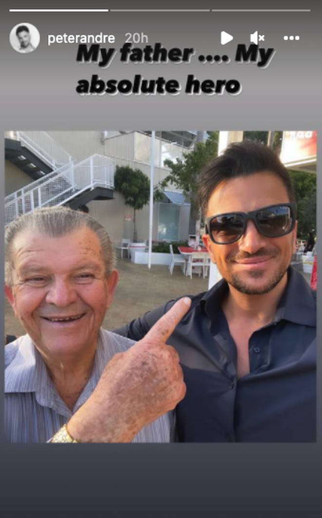 Peter Andre hasn't seen his dad in two years