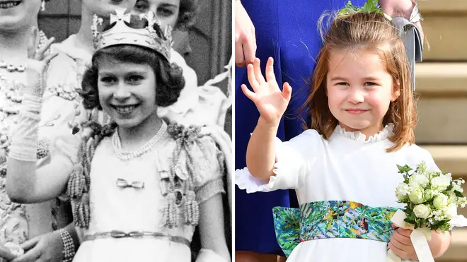 Both Princess Charlotte and the Queen are masters of the wave