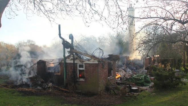 East Sussex fire service shared a scary photo