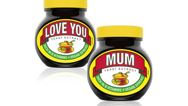 Why not treat your mum to a personalised jar of Marmite this Mother's Day?