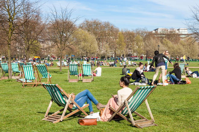 The warm weather and sunshine is expected to continue into the weekend