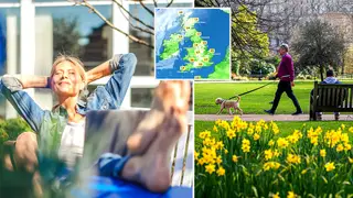 UK 'hotter than Malaga' this weekend as Brits bask in 18 degrees and sunshine