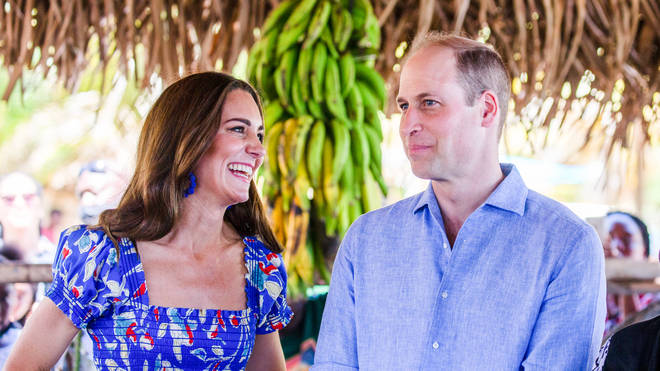 Kate and William are in Belize