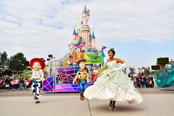 Princess Tiana, Woody and Jessie all star in the new Disneyland Paris daytime show
