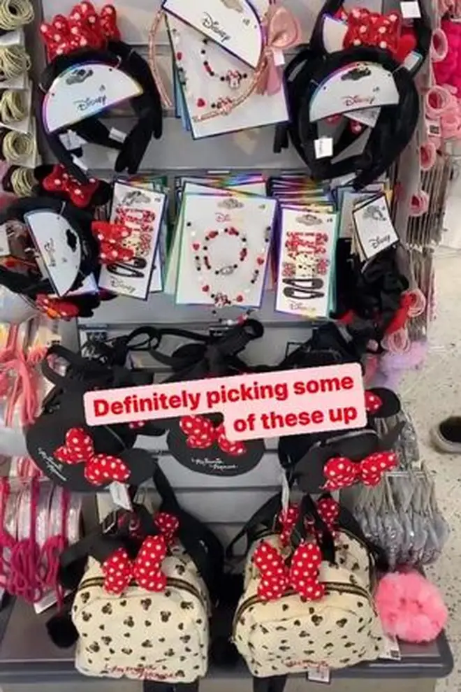 Sue went shopping for Disney accessories ahead of her trip