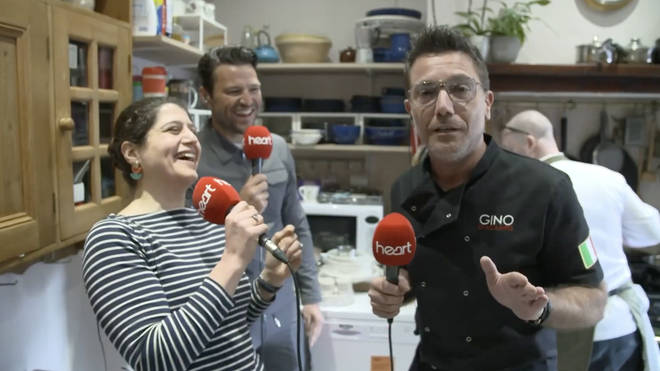 Gino D'Acampo turned up in Helen's kitchen