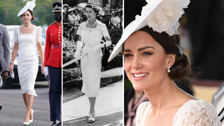 Kate Middleton was the spitting image of the Queen in the 50s this week in Jamaica