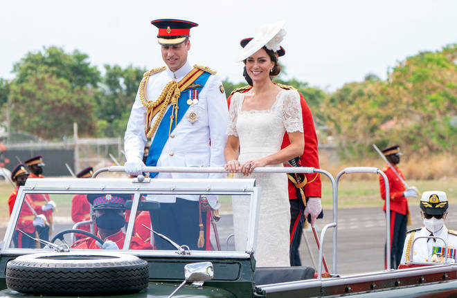 William and Kate attended the inaugural Commissioning Parade in Jamaica as part of their Royal Tour