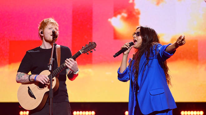 Ed Sheeran performed with Camila Cabello at Concert for Ukraine