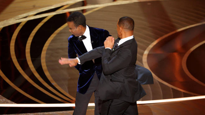 Will Smith appeared to hit Chris Rock on stage at the Oscars