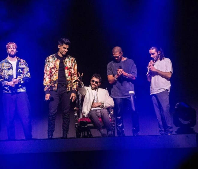 Tom Parker appeared on stage with The Wanted just two weeks before his death