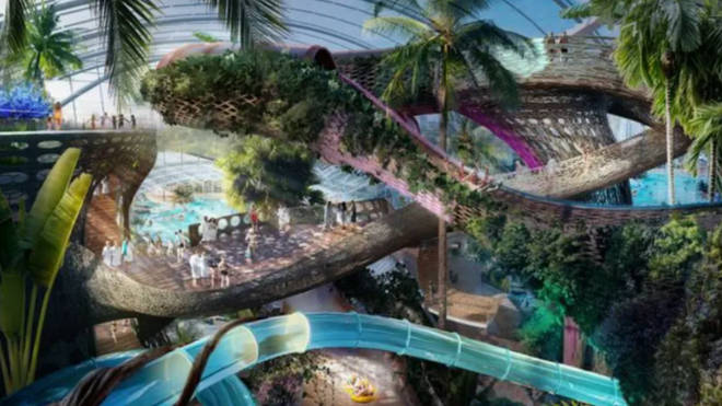 The water park is set to feature 35 water slides